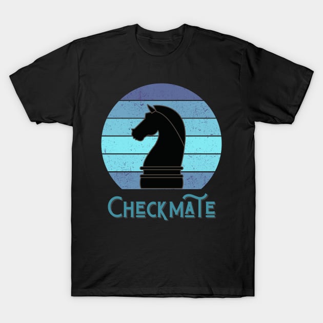 Checkmate Retro T-Shirt by E.S. Creative